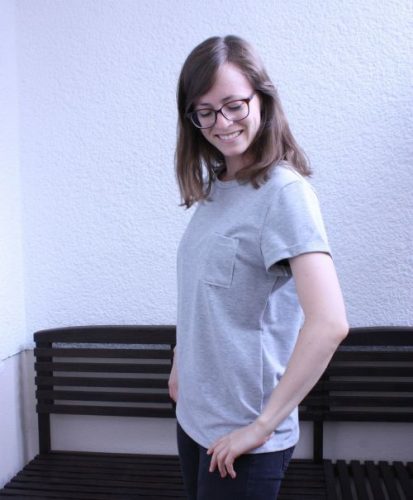 T-Shirt Ava Ärmelaufschlag