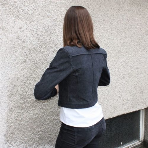 Jeansjacke Rückenansicht