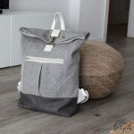 Rucksack Range Backpack mit Boden aus Kunstleder