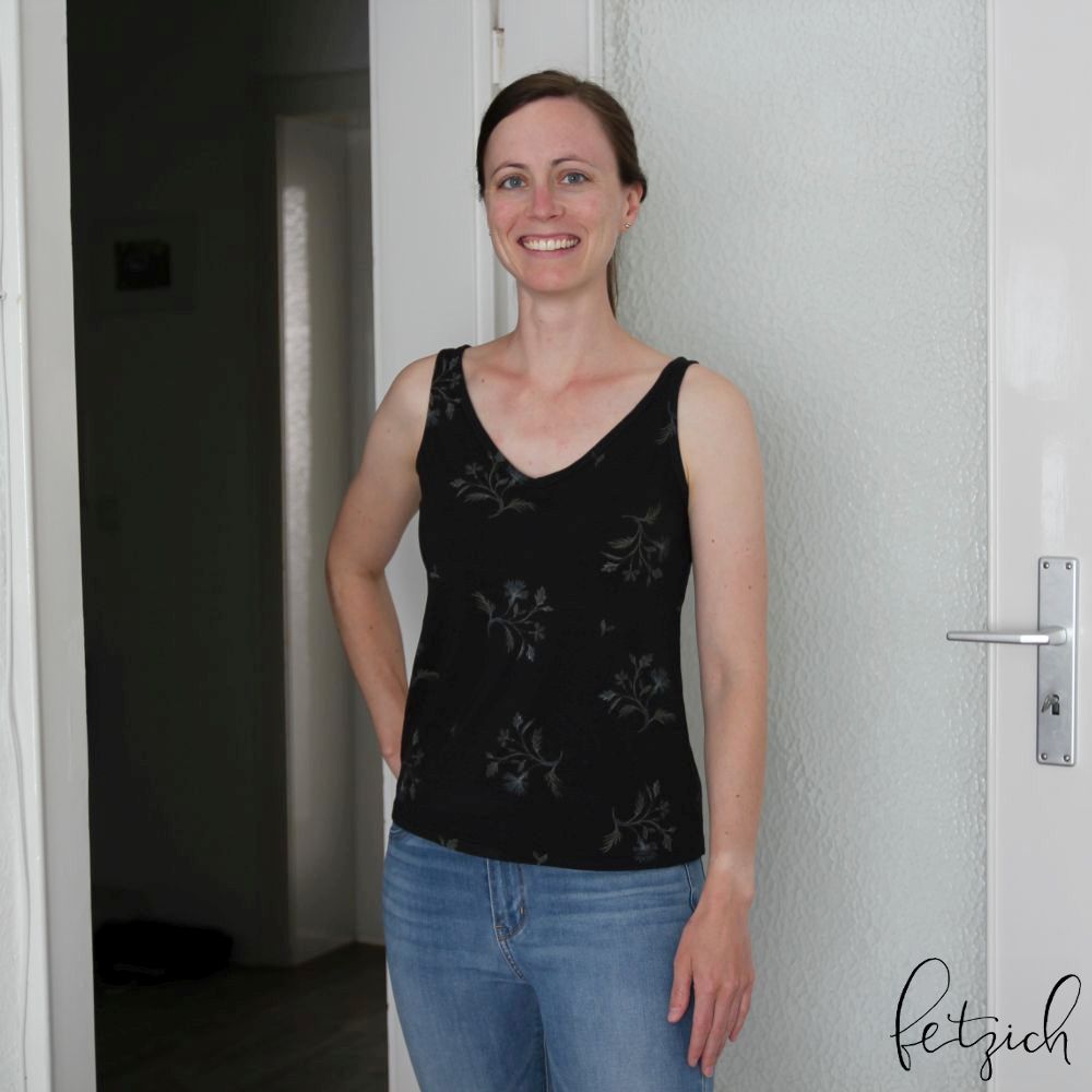 Upcycling Top Jersey Camisole